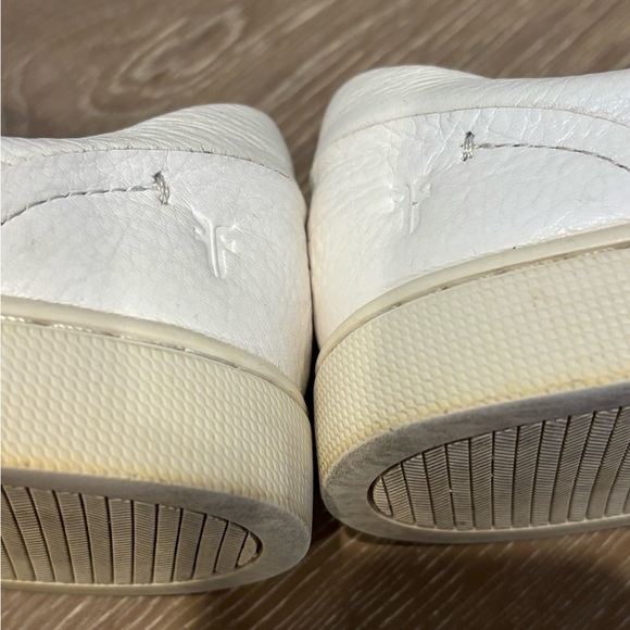 Frye White Leather Women's Sneakers 8 - Picture 7 of 8